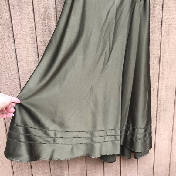Diane von Furstenberg NEW Olive Silk Dress 6 XS - Picture 2 of 12